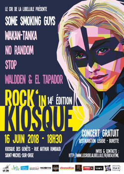 Affiche du 14ème Rock'in Kiosque
