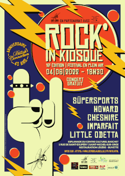 Affiche du 16ème Rock'in Kiosque