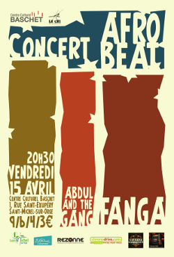Affiche du 4ème concert en partenariat avec le Centre Culturel Baschet