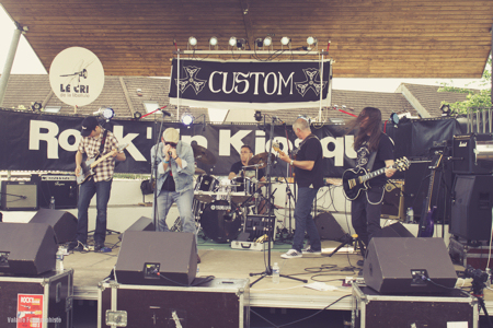 Rock'in Kiosque - Le groupe Custom