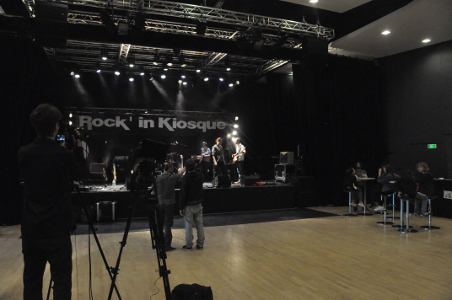 Photo de l'installation du Rock'in Kiosque