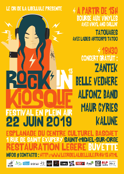 Affiche du 15ème Rock'in Kiosque