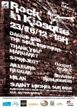 Affiche du 9ème Rock'in Kiosque